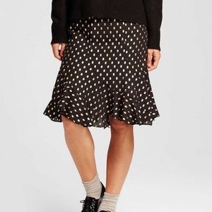 Polka dot skirt